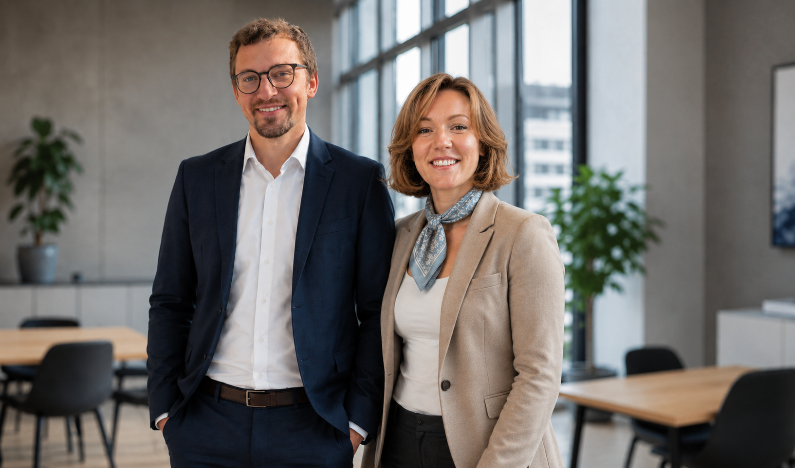 Felix Voos und Laura Fricke, Gründer von RawToReal Estate